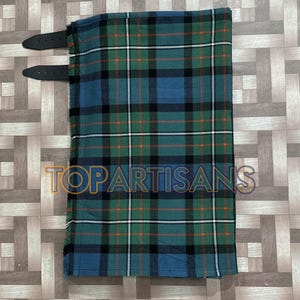 Handmade Clan Ferguson Kilt for Men - Scottish Ferguson Ancient 8 Yard Tartan Kilt - Made to Measure