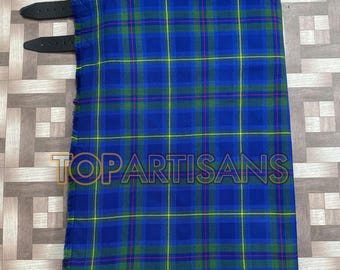 Kilt de tartán Miller hecho a mano para hombres - Kilt de tartán Miller de 8 yardas - Hecho a medida