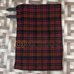 Handmade Clan MacDonald Kilt for Men - MacDonald 8 Yard Tartan Kilt - Made to Measure