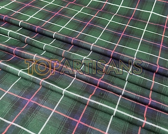 Tela escocesa moderna MacDonald of The Isle - Lana acrílica de 16 oz - Tela escocesa por yardas - Lavable a máquina Running Yards - 54" de ancho