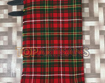 Kilt Clan Hay hecho a mano para hombres - Kilt escocés moderno de tartán de 8 yardas - Hecho a medida