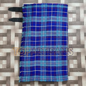 Handmade Clan McCormick Kilt for Men - Scottish McCormick 8 Yard Tartan Kilt - Made to Measure
