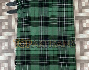 Kilt fatto a mano da uomo Clan Maclean - Kilt scozzese da caccia Maclean of Duart antico da 8 iarde in tartan - Fatto su misura