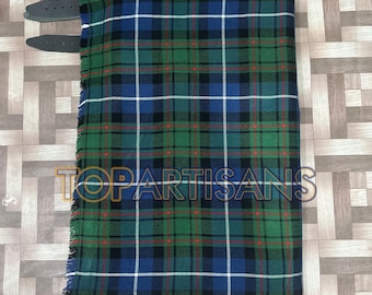 Handmade Clan Macrae Kilt for Men - Scottish Macrae Hunting Ancient 8 Yard Tartan Kilt - Made to Measure