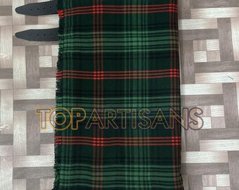 Handmade Clan Ross Kilt for Men - Scottish Ross Hunting Modern 8 Yard Tartan Kilt - Made to Measure