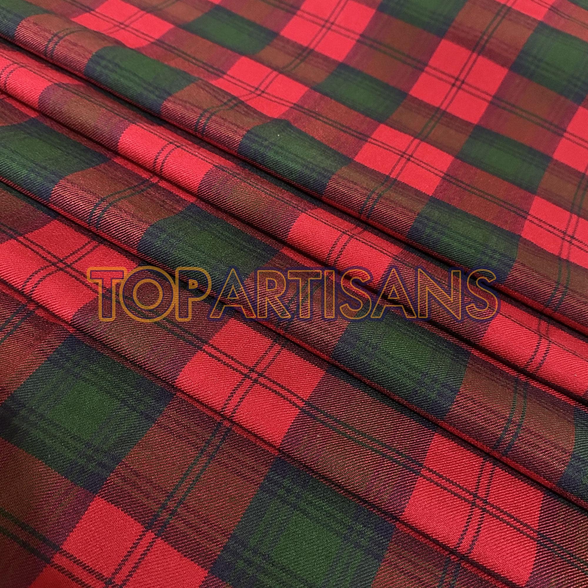 Couverture Tartan écossaise – Lindsay – Laine Mélangée, Jeté De Canapé, Lavable Machine