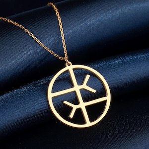 Sterling Silver Empath Necklace: Sacred Geometry Yoga Pendant