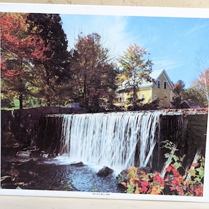 Unopened 500 Piece Puzzle The Old Mill Dam Whitman, Western Publishing, Vintage Puzzle Measures 15.5x18 Put Together, Jigsaw Puzzle