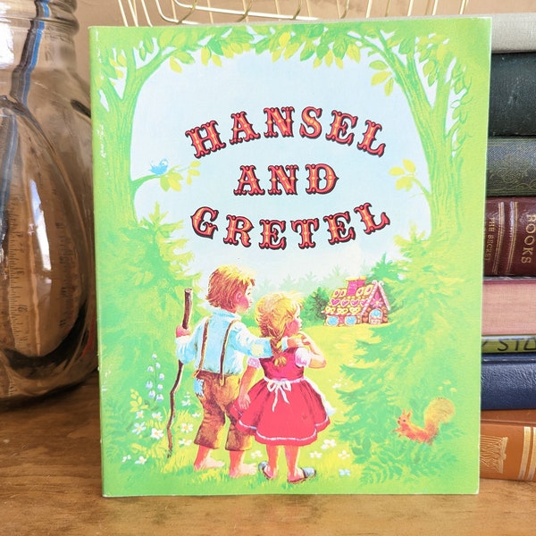 Hansel and Gretel Paperback Book, 7.25x9 Inches, 1970, Educational Reading Service