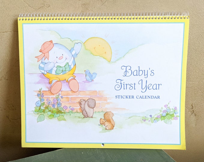 Hallmark Baby's First Year Sticker Calendar 