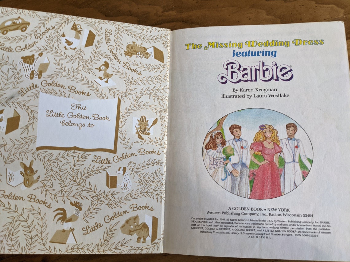 the missing wedding dress featuring barbie