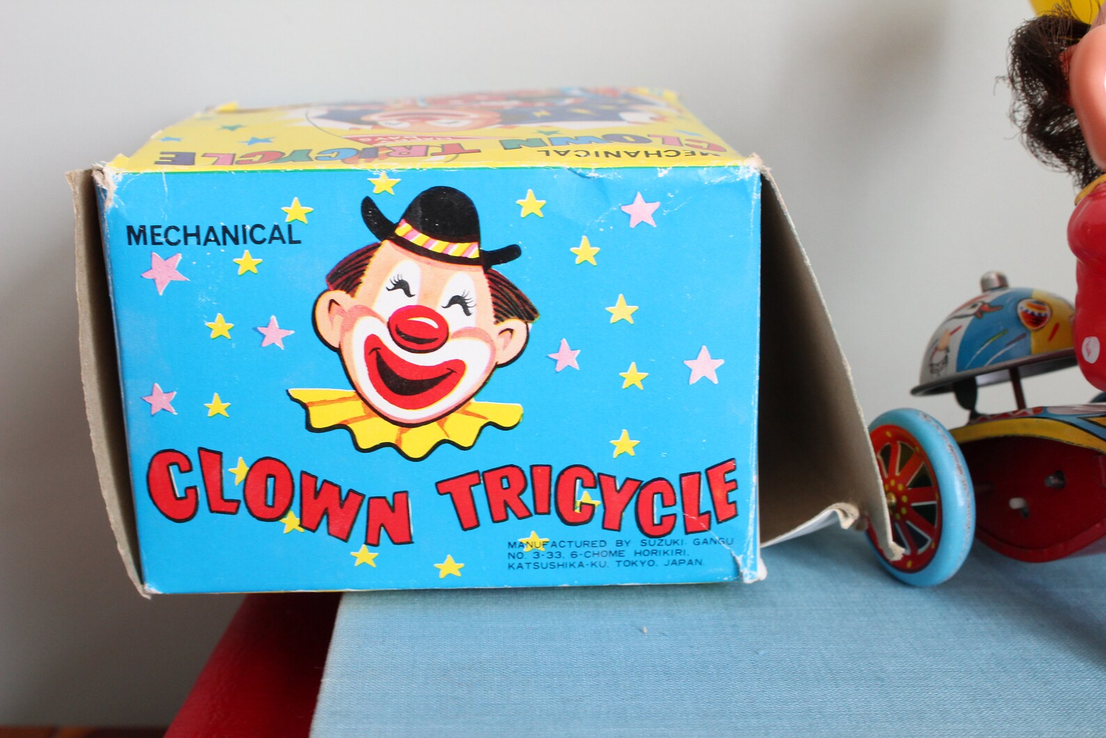 Mechanical Clown Tricycle 5.25 Inches to Top of Clown Head 6 Etsy