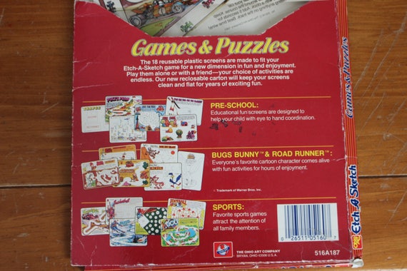 etch a sketch games and puzzles