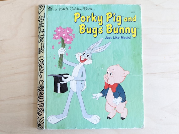Cartoon Porn Bugs Bunny And Porky Pig - Porky Pig and Bugs Bunny Just Like Magic Little Golden Book - Etsy Canada