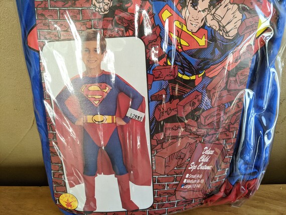 Superman Costume, 1995 Child Sized Costume: 12-14… - image 3