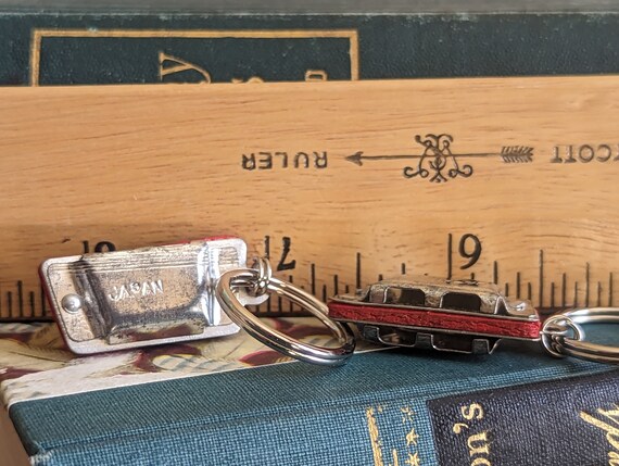 Two Tiny Harmonica Keychains, One Inch Harmonicas… - image 2