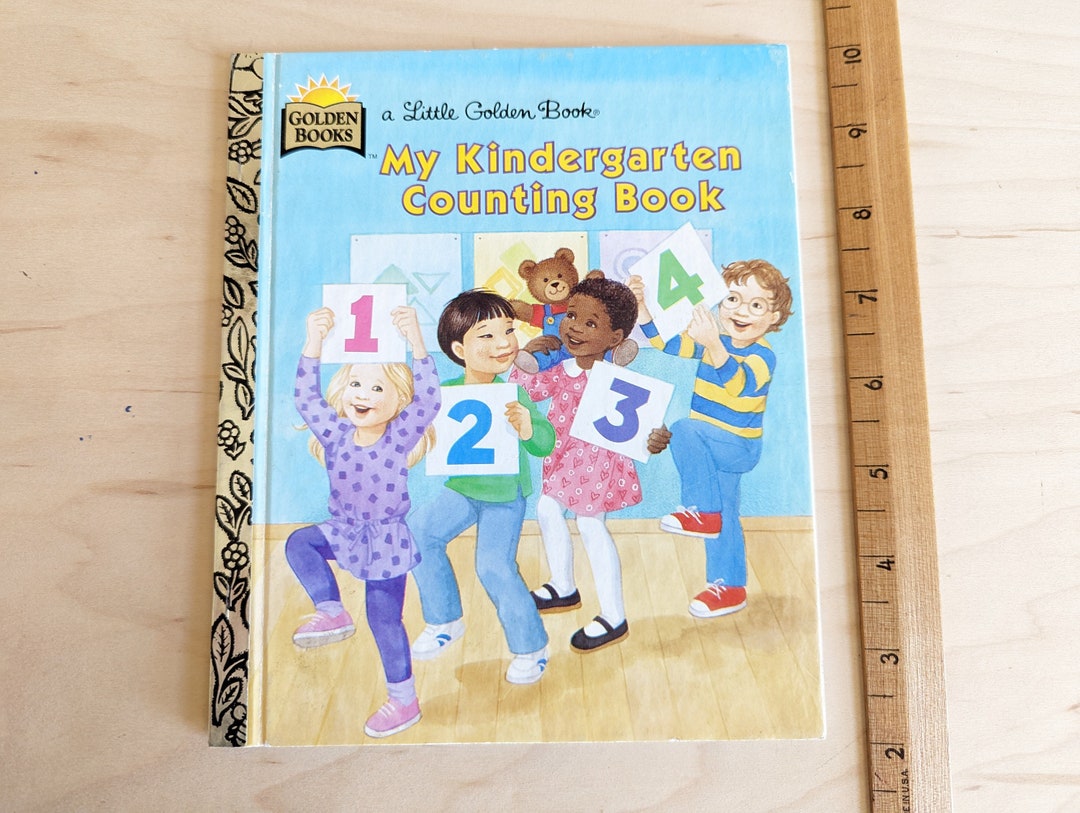 My Kindergarten Counting Book Little Golden Book, 1996, 6.75x8 Inch