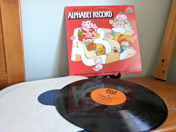 Strawberry Shortcake Alphabet 12 Inch Vinyl Record Abc Etsy
