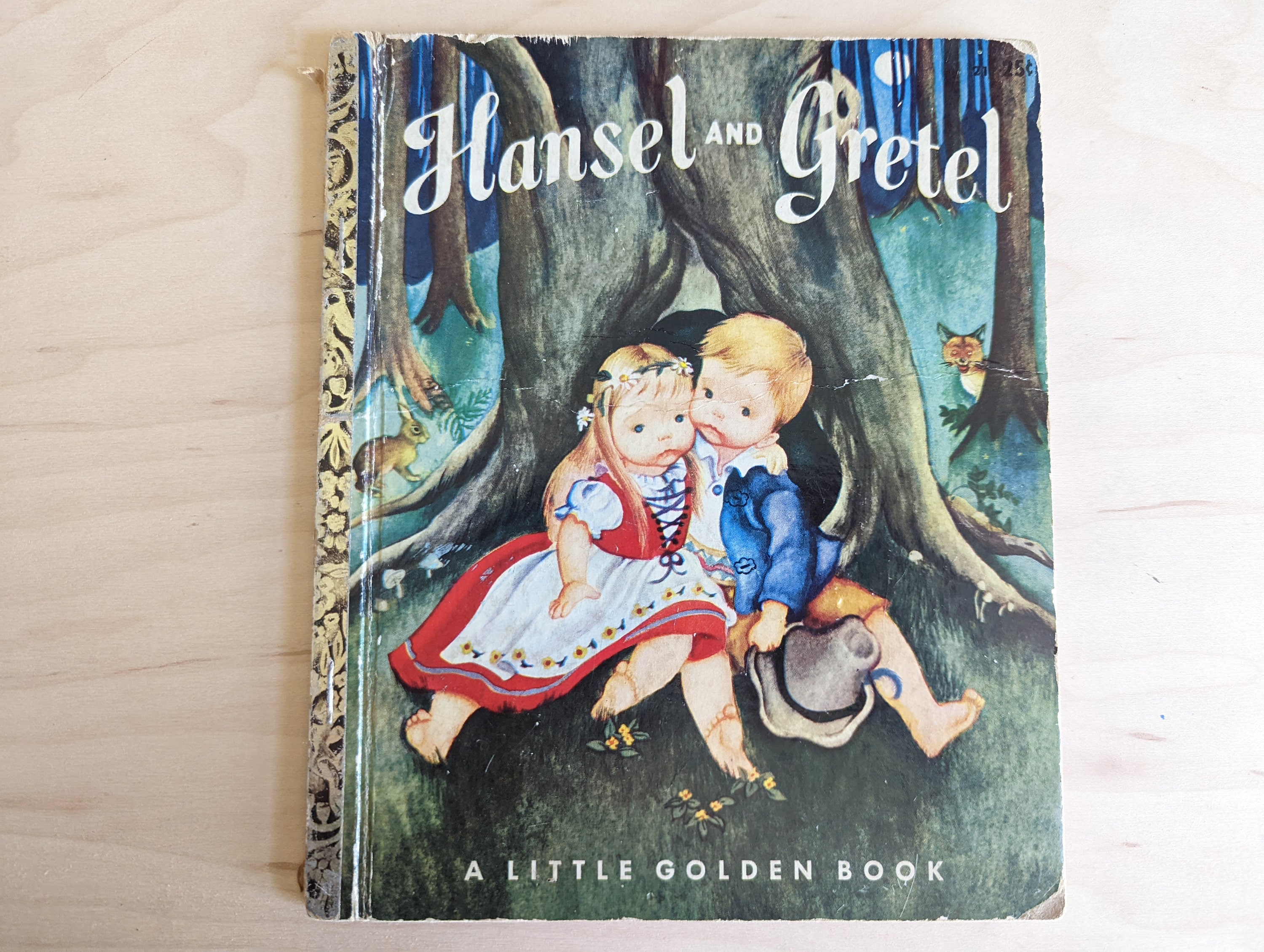 Hansel and Gretel Little Golden Book 1945 H Printing Fine 