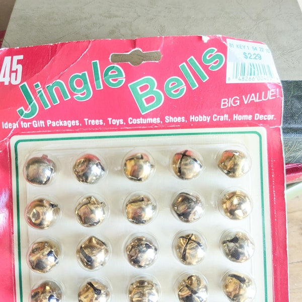Set of 45 Jingle Bells, Criterion Bell and Specialty, About 1/2 Inch Diameter Bells