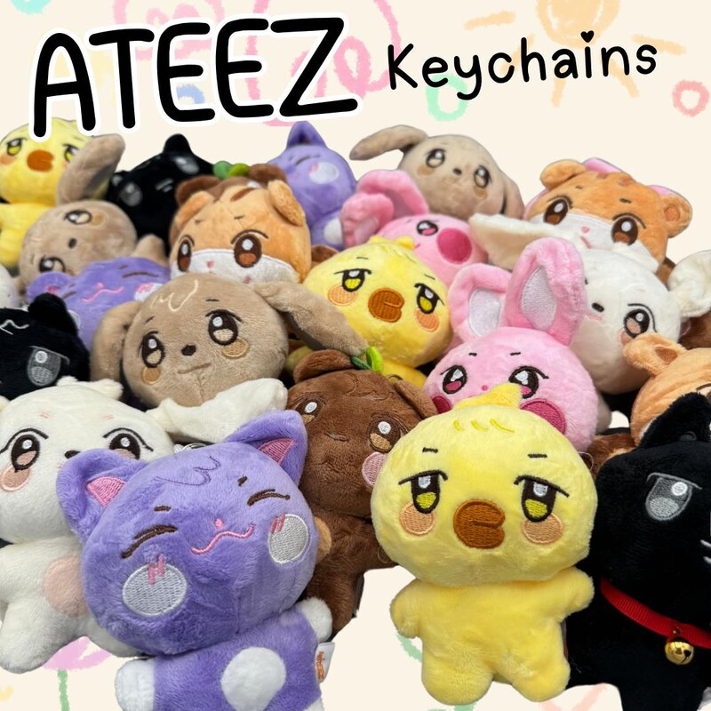 Aniteez Keychains Aniteez Plush - Etsy