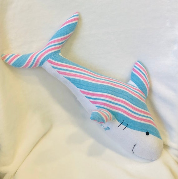 Custom Memory Shark: Upcycled Baby Blanket Keepsake