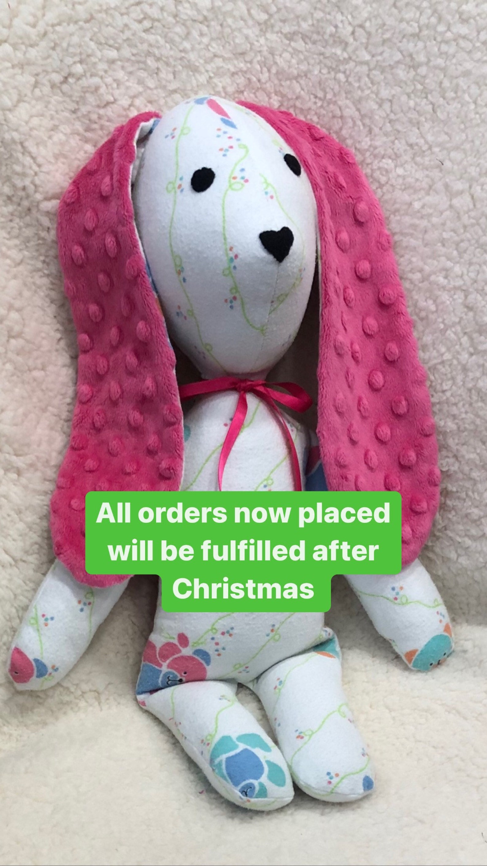 Keepsake Rabbit From Baby Jammies/hospital Blanket Birth Stat Etsy