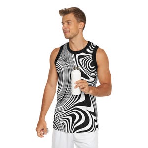Liquid Lightshow Unisex Basketball Jersey