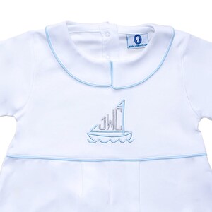 Sailboat Long Sleeve Pima PJ Set for Boy