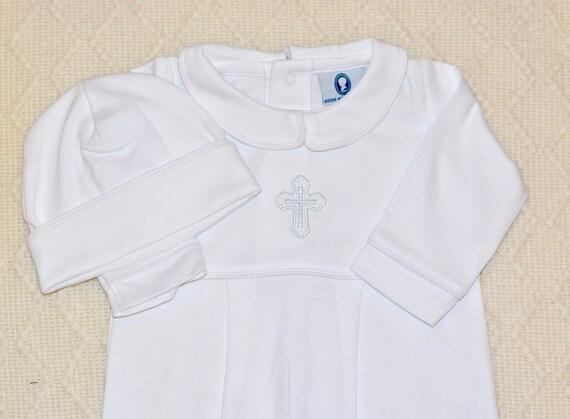 white baptism outfit