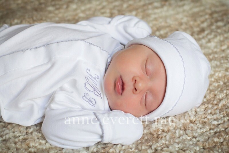 Proper Peony Layette - Pima Converter Gown - Pink