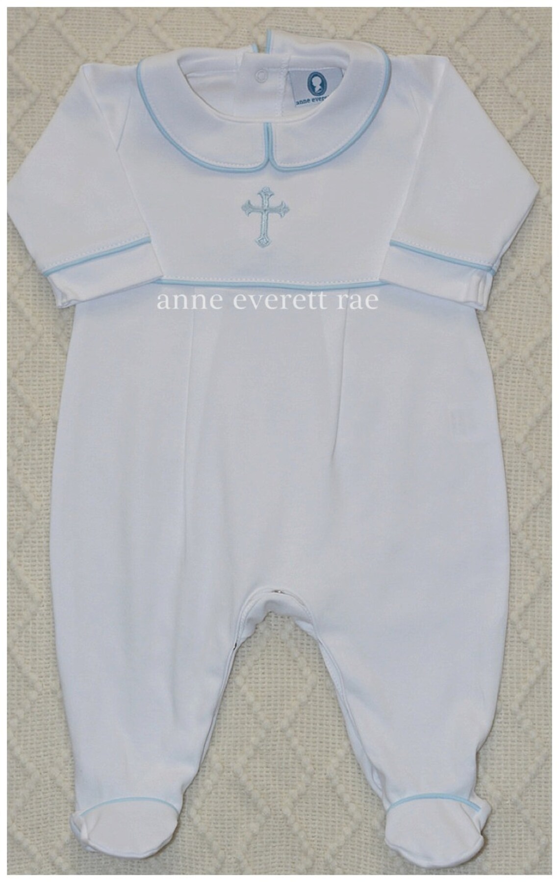 Baby Boy Baptism OutfitFooted Baptism OutfitBaby Boy Etsy