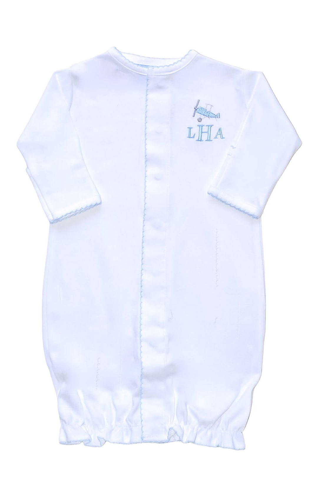 Baby Threads Blue Elephant Converter Gown