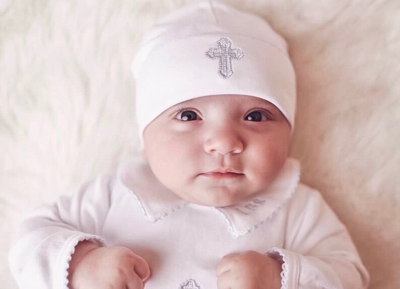 Pima Cotton Baptism Hat8 Colors Availablebaby Baptismbaby Etsy