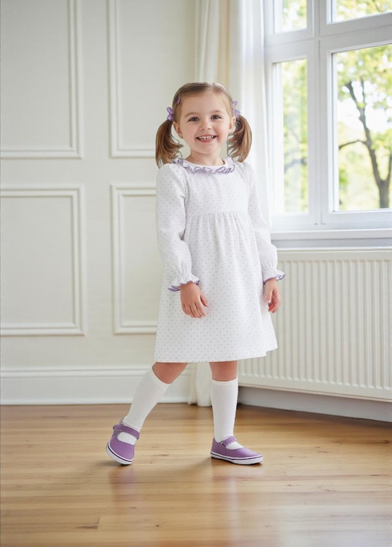 Pima Cotton Tea Party Dresses-Family Portrait Dress,Sister Dresses,Easter Dresses, Monogrammed dresses-Spring Portrait, Birthday Party Dress