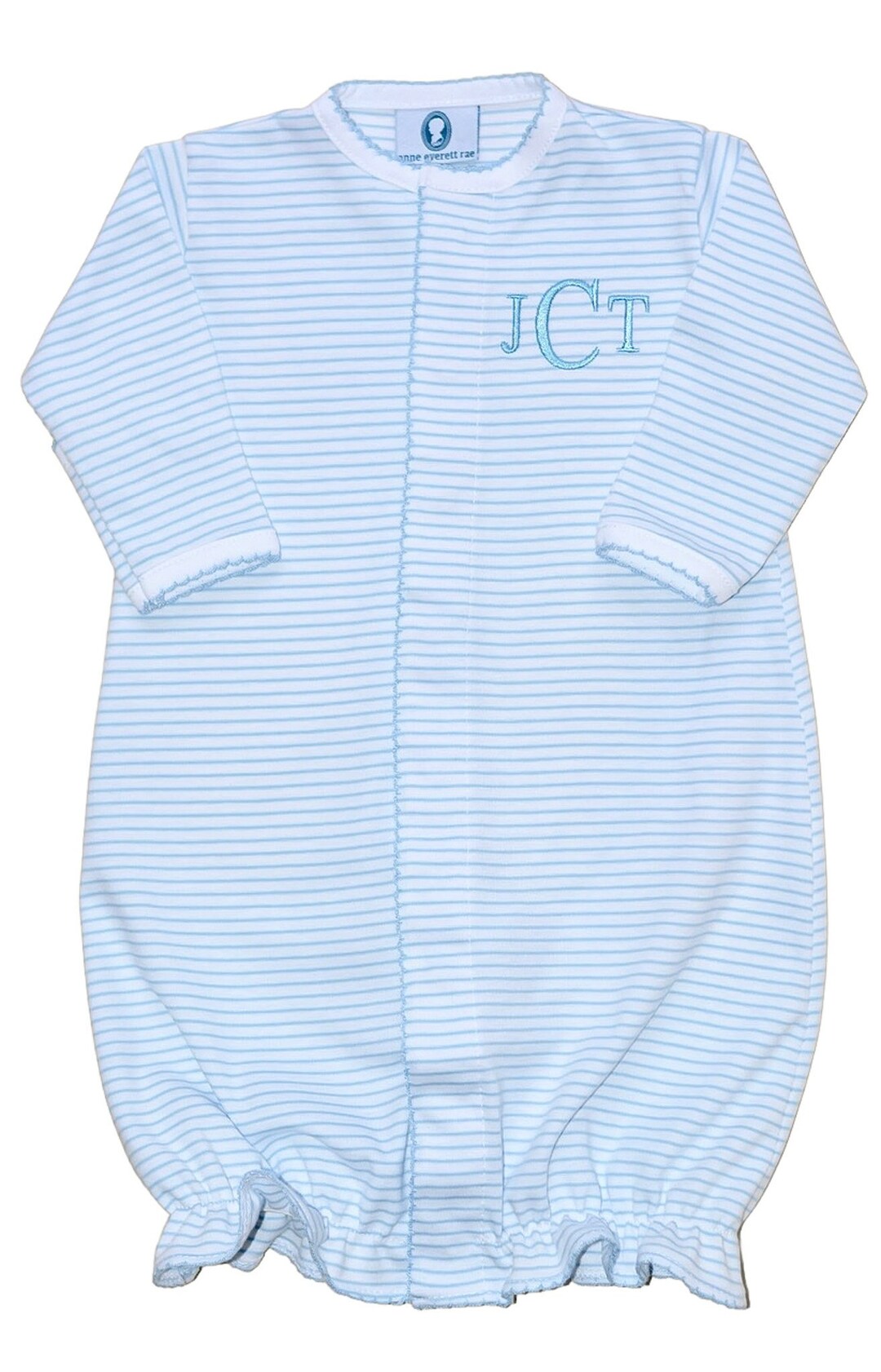 Pima Cotton Converter Gownblue Home Outfitbaby Boy