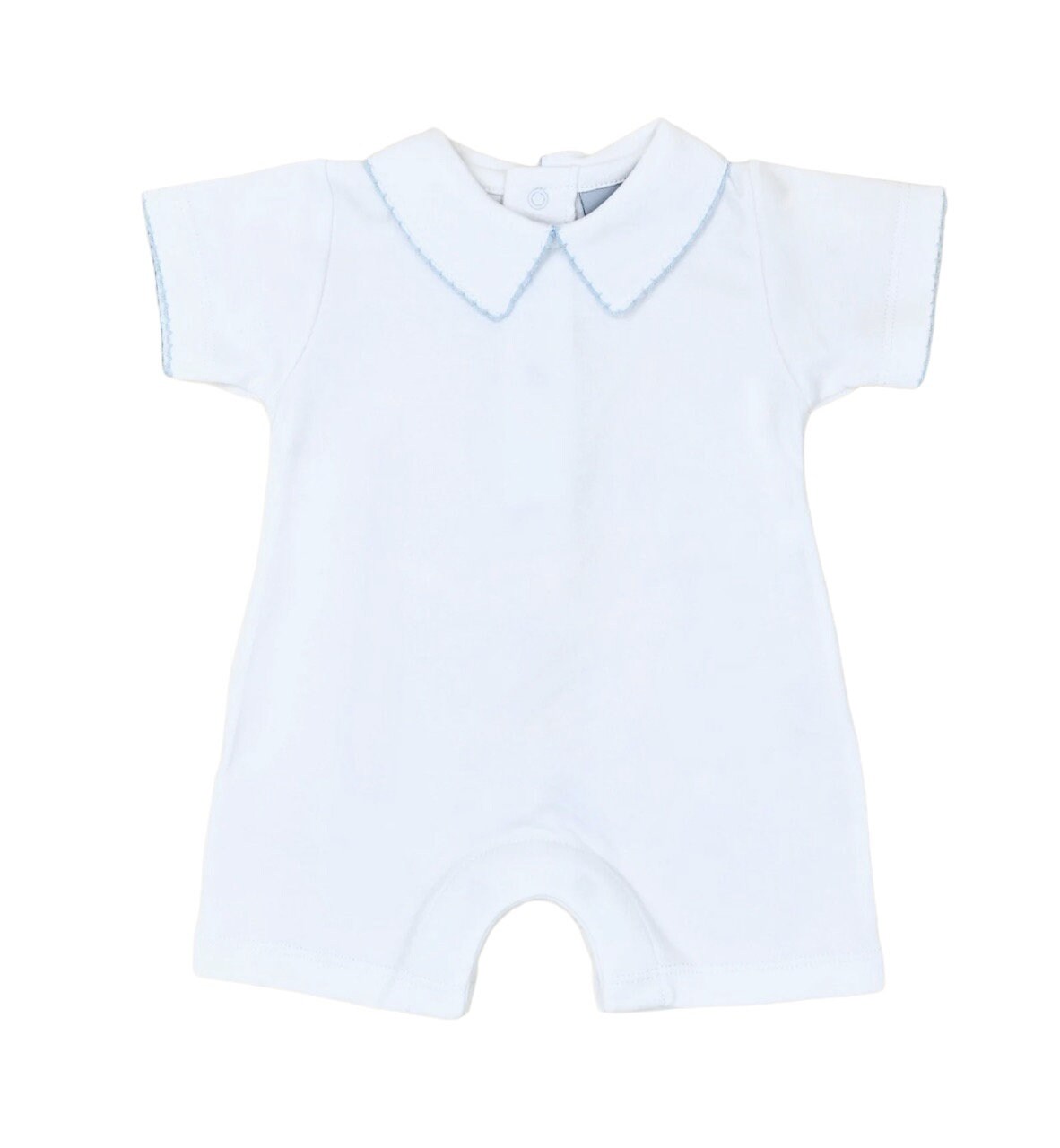 Andrew White With Blue Trim Baptism Outfit-baby - Etsy