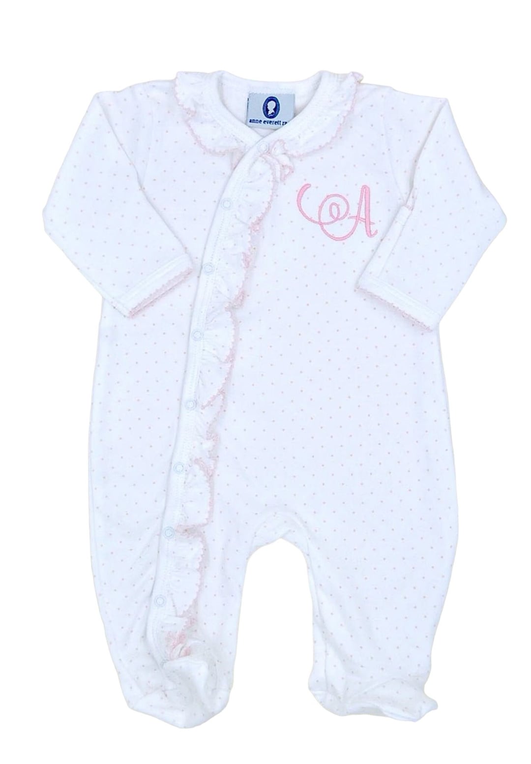 Winter Baby Thick Home Clothes Pink-White Patchwork Romper With Hat