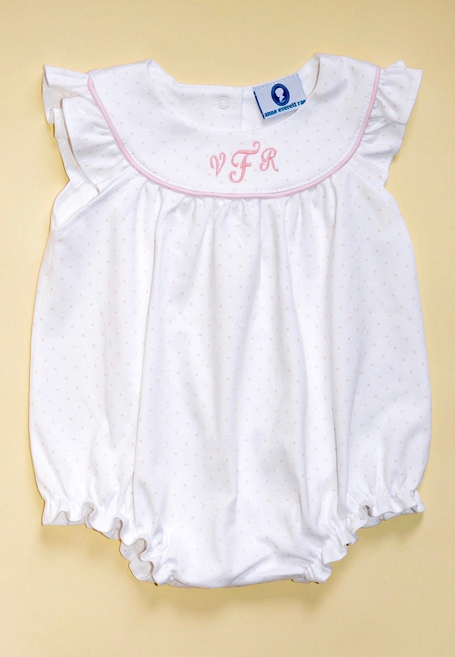 Pink Round Collar Pima Bubble