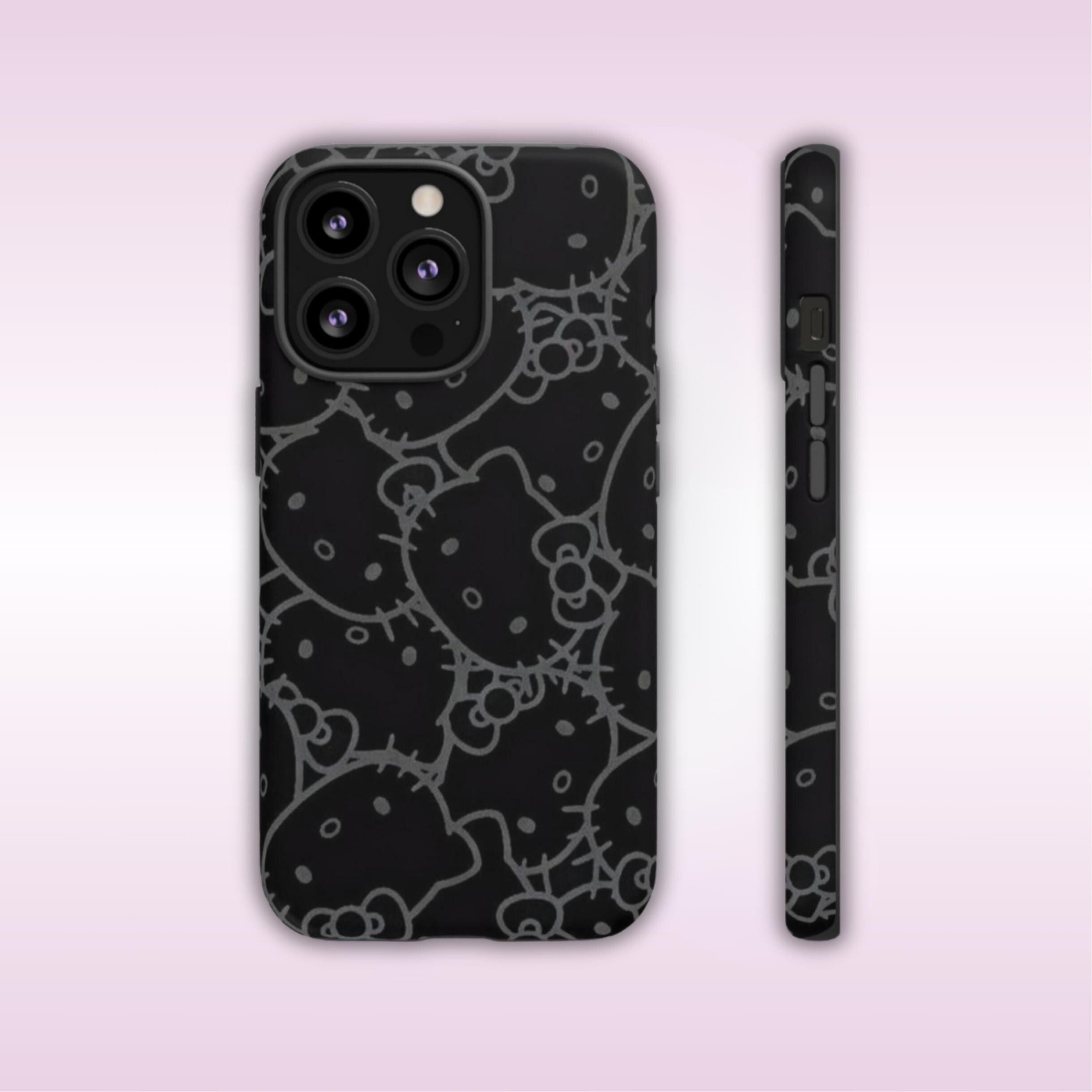 Hello Kitty Phone Case, Black Collage Design, Protective Dual Layer - Etsy Hello Kitty Phone Case, Black Collage Design, Protective Dual Layer - Etsy