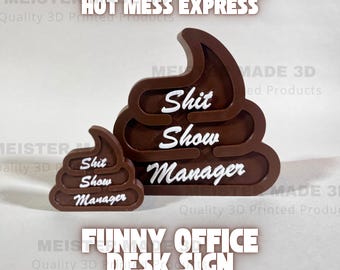 Funny Office Desk Sign, office humor, gag gift, work desk decor, work gift, office desk accessories, sarcastic gifts, gift for boss