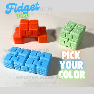 Fidget Toy, Desktop and Keychains, Sensory Toy, Autism, ADHD, Stress, Anxiety Relief, ASMR, cute fidget toys, customizable color