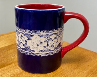 Lace Mug- 16oz