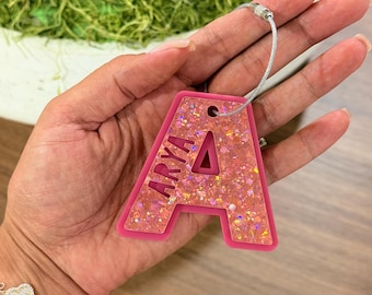 Initial name Bag Tag