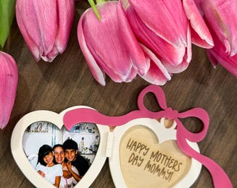 Mother’s Day Acrylic Fridge Magnetic Heart Locket