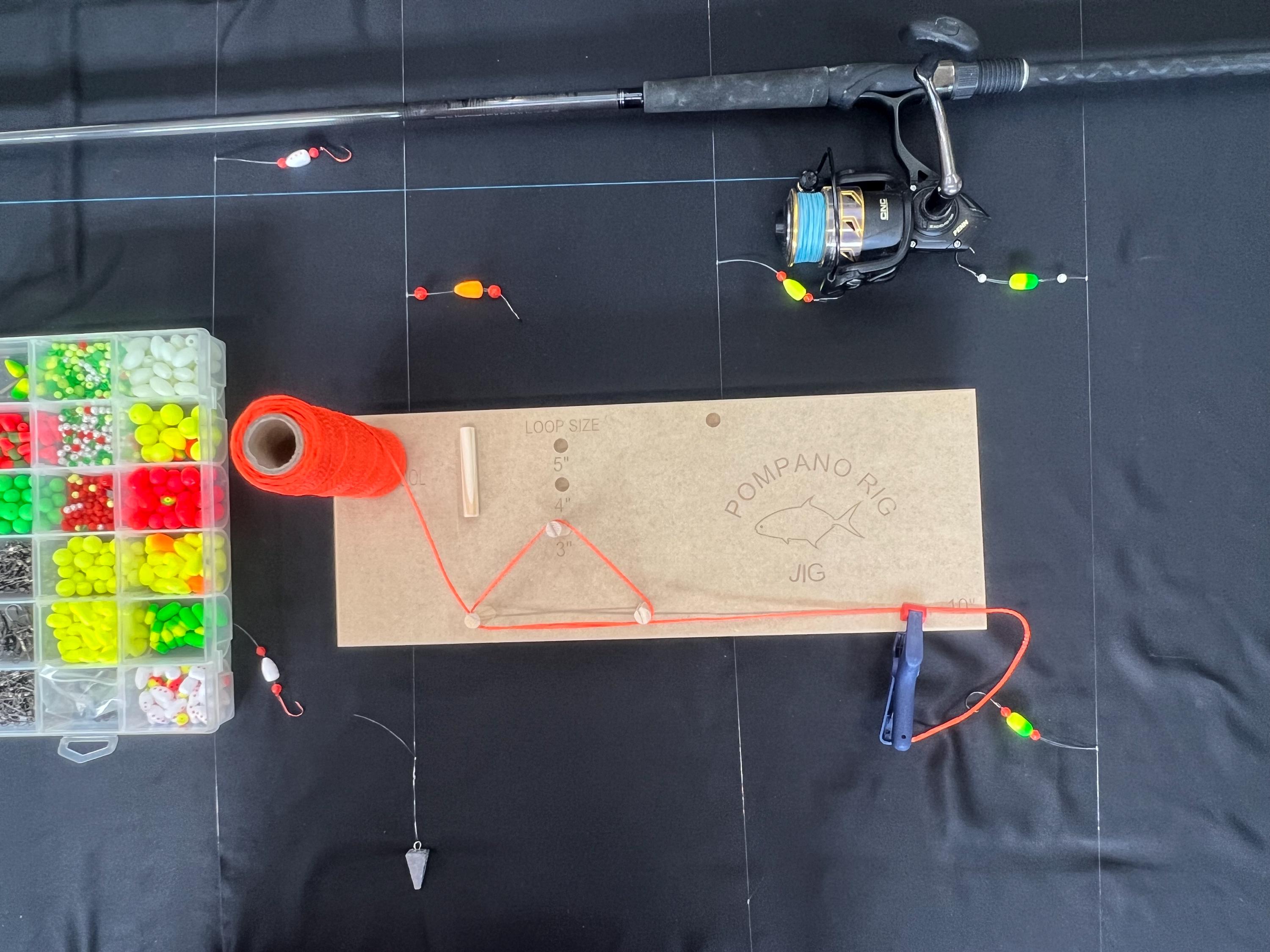 Pompano, High-low, Chicken Rig Tying Board Brand New and Customizable ...