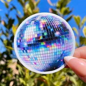 Retro Disco Ball Sticker