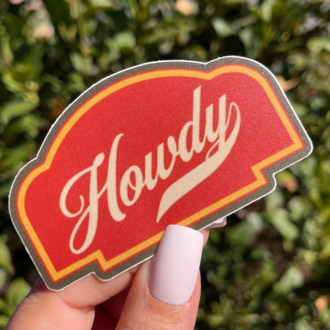 Howdyyyy Sticker Howdy Sticker - Etsy