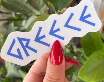 Greece Travel Sticker - Mediterranean Aesthetic