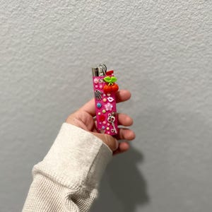 Cherry Bedazzled Lighter